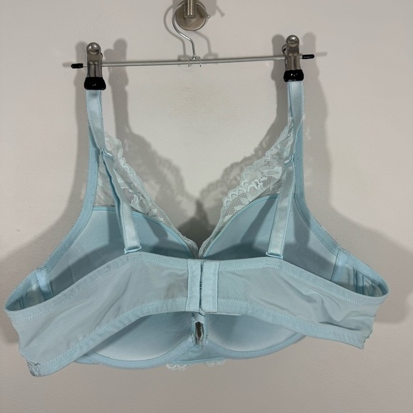 Beautiful Torrid Dusty Blue Lace Underwire Bra - Picture 6 of 10